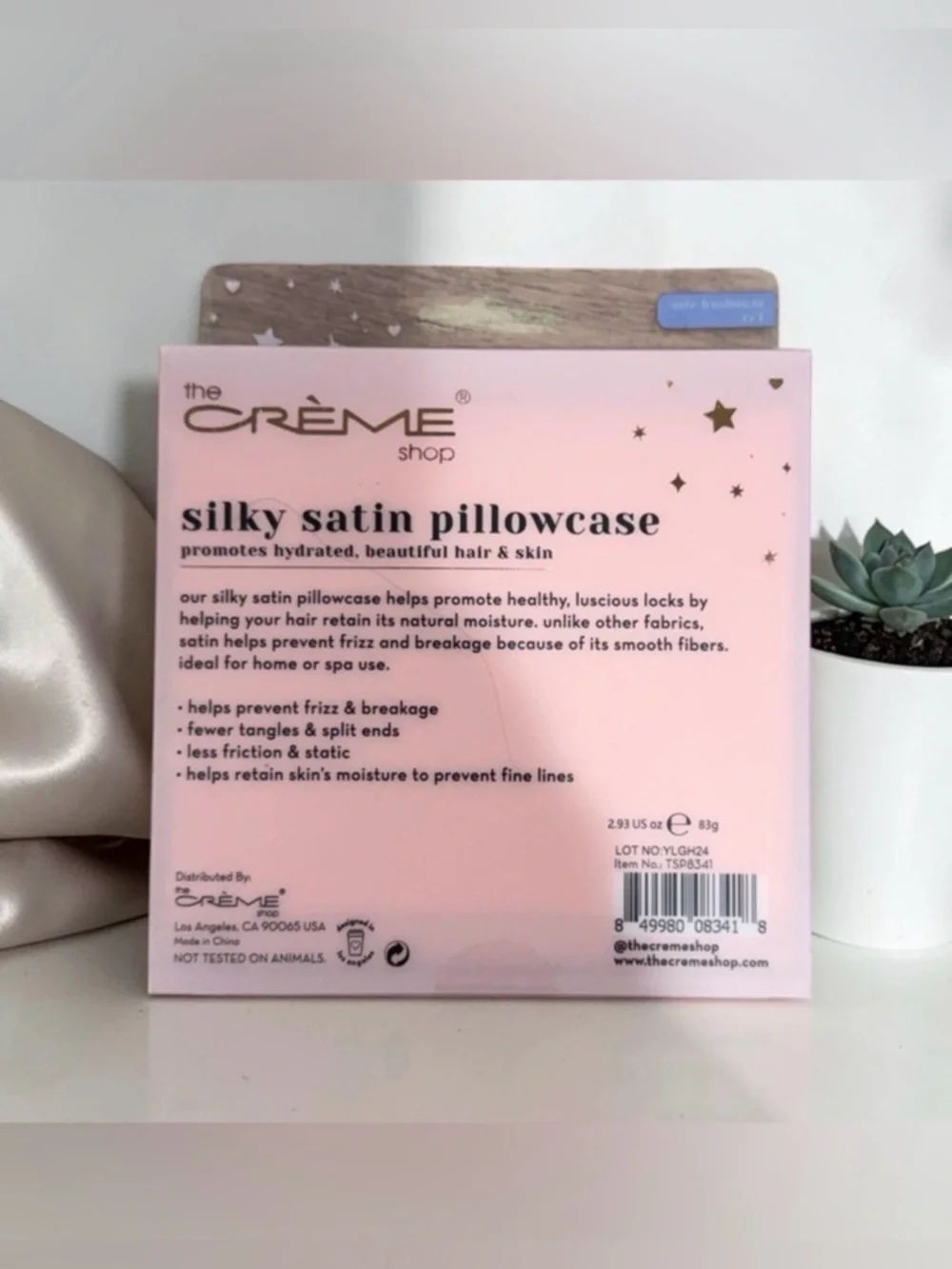 The‎ Crème Shop Silky Satin Pillowcase